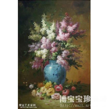 埃拉(金英姬) 装饰画 — 《静物花卉》— 18 类别: 静物油画J