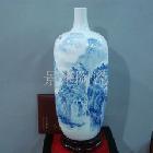 景德镇陶瓷器名人名作名家大师齐茂荣作品手绘瓷器艺术品花瓶摆件
